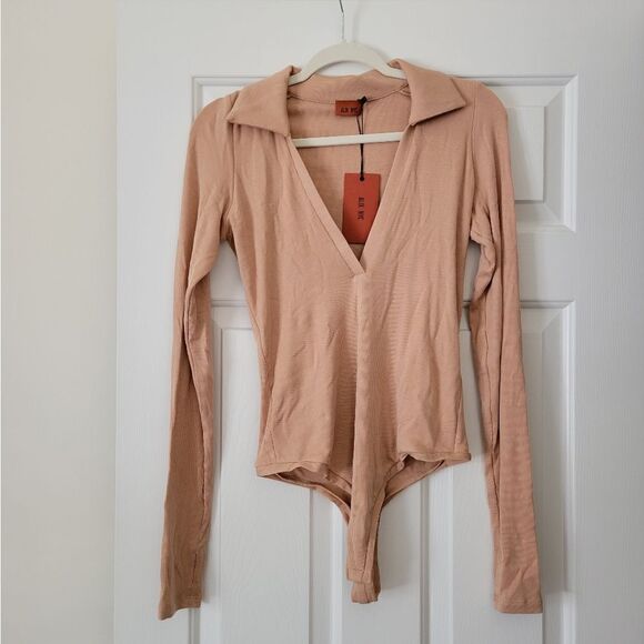 NWT ALIX NYC, monterey bodysuit in fawn, Revolve - Picture 4 of 12